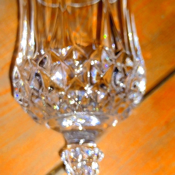 Six Exquisite Very Fine Crystal Stemware Pieces - Picture 7 of 13
